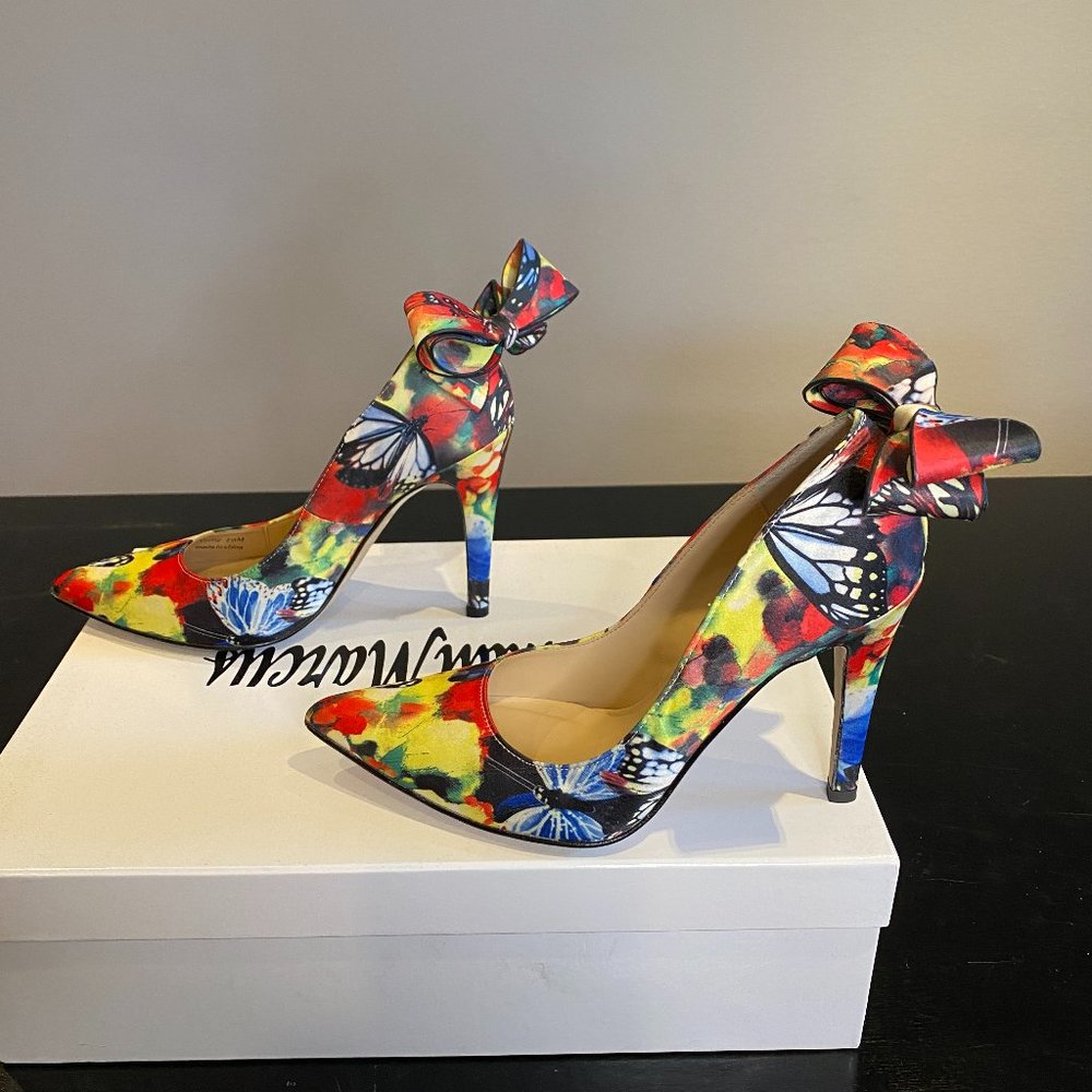 Nieman Marcus Verity Butterfly High Heel